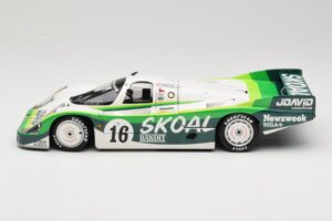 Porsche 956L #16 Skoal Bandit G. Edwards / D. Sears / M. Bleekemolen 24 Hours of Le Mans 1983 Minichamps 1:18 183836916 Metal - imaginea 4 din 8