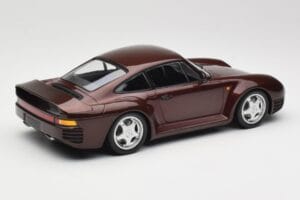 Porsche 959 Dark Red Metallic Minichamps 1:18 155066204 Metal - imaginea 2 din 6