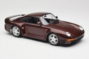 Porsche 959 Dark Red Metallic Minichamps 1:18 155066204 Metal - imaginea 3 din 6