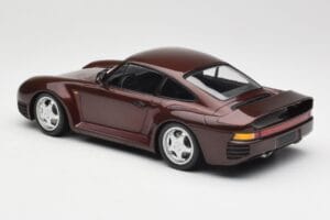 Porsche 959 Dark Red Metallic Minichamps 1:18 155066204 Metal - imaginea 4 din 6