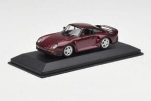 Porsche 959 Dark Red Metallic Minichamps 1:43 400062525 Metal - imaginea 2 din 4