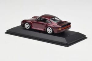 Porsche 959 Dark Red Metallic Minichamps 1:43 400062525 Metal - imaginea 3 din 4