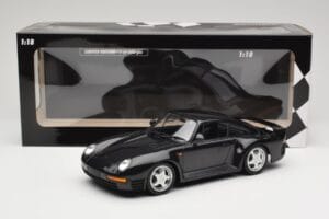 Porsche 959 Grey Metallic Minichamps 1:18 155066205 Metal - imaginea 6 din 6