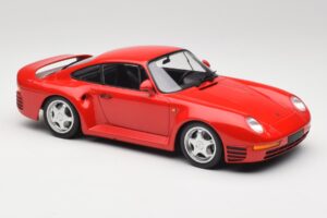 Porsche 959 Guards Roșu Minichamps 1:18 155066200 Metal - imaginea 4 din 6
