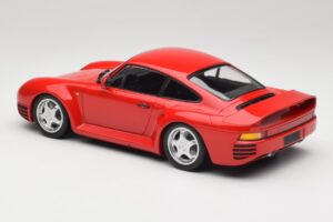 Porsche 959 Guards Roșu Minichamps 1:18 155066200 Metal - imaginea 5 din 6