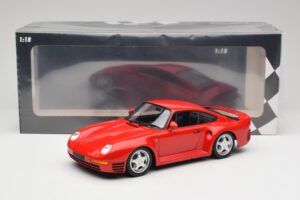 Porsche 959 Guards Roșu Minichamps 1:18 155066200 Metal - imaginea 6 din 6