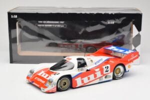 Porsche 962 #2 Brun Motorsport J. Mass / O. Larrauri 1000km Nürburgring 1987 Minichamps 1:18 155876502 Metal - imaginea 6 din 6