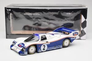 Porsche 962 #2 H-J. Stuck / D. Bell Team Porsche AG Winners 1000km Hockenheim 1985 Minichamps 1:18 155856502 Metal - imaginea 6 din 6
