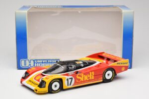 Porsche 962C Group C #17 D. Bell / H-J. Stuck / K. Ludwig 24 Hours of Le Mans 1988 Universal Hobbies 1:18 4704 Metal - imaginea 8 din 8