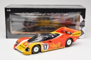 Porsche 962C #17 H-J. Stuck / D. Bell 3rd Place 200 Miles of Nürnberg Supercup 1987 Minichamps 1:18 155876517 Metal - imaginea 6 din 6