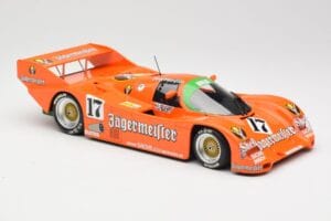 Porsche 962C #17 Jägermeister T. Boutsen / F. Jelinski 1000km Spa 1986 Minichamps 1:18 155866517 Metal - imaginea 4 din 6