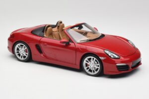 Porsche Boxster 981 S Guards Roșu Minichamps 1:18 110062031 Metal - imaginea 6 din 8