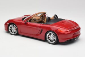 Porsche Boxster 981 S Guards Roșu Minichamps 1:18 110062031 Metal - imaginea 7 din 8