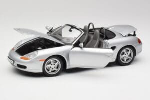 Porsche Boxster 986 Cabriolet Arctic Argintiu Metalic UT Models 1:18 27852 Metal - imaginea 2 din 8