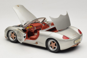 Porsche Boxster 986 Concept Argintiu Maisto 1:18 50231 Metal - imaginea 5 din 8
