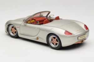 Porsche Boxster 986 Concept Argintiu Maisto 1:18 50231 Metal - imaginea 7 din 8