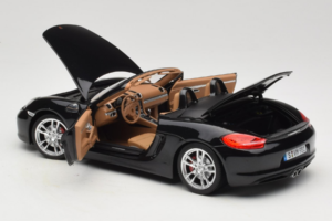 Porsche Boxster S 981 Basalt Black Minichamps 1:18 WAP0210160C Metal - imaginea 5 din 8
