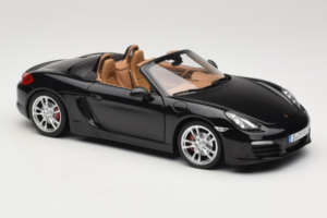 Porsche Boxster S 981 Basalt Black Minichamps 1:18 WAP0210160C Metal - imaginea 6 din 8