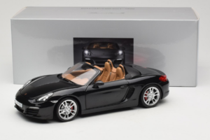 Porsche Boxster S 981 Basalt Black Minichamps 1:18 WAP0210160C Metal - imaginea 8 din 8