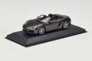 Porsche Boxster 981 S Grey Metallic Minichamps 1:43 PORSCHE005 Metal - imaginea 2 din 4