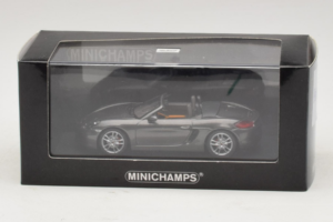 Porsche Boxster 981 S Grey Metallic Minichamps 1:43 PORSCHE005 Metal - imaginea 4 din 4