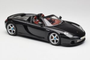 Porsche Carrera GT Negru Maisto 1:18 36665 Metal - imaginea 6 din 8