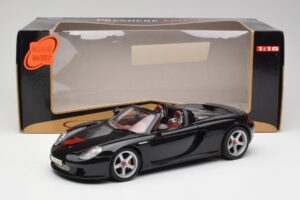 Porsche Carrera GT Negru Maisto 1:18 36665 Metal - imaginea 8 din 8
