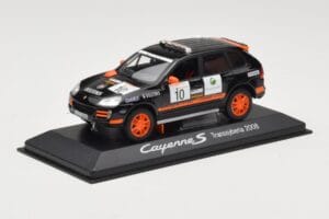 Porsche Cayenne 955 S Transsyberia #10 Negru Portocaliu 2008 Minichamps 1:43 WAP02001819 Metal - imaginea 2 din 4
