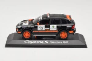 Porsche Cayenne 955 S Transsyberia #10 Negru Portocaliu 2008 Minichamps 1:43 WAP02001819 Metal