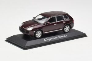 Porsche Cayenne 955 Turbo Roșu Închis Minichamps 1:43 WAPC2000113 Metal - imaginea 2 din 4