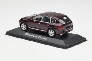 Porsche Cayenne 955 Turbo Roșu Închis Minichamps 1:43 WAPC2000113 Metal - imaginea 3 din 4