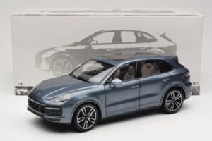 Porsche Cayenne 958 Turbo S Blue Metallic Minichamps 1:18 110066070 Metal - imaginea 8 din 8