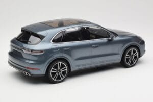 Porsche Cayenne 958 Turbo S Blue Metallic Minichamps 1:18 155066071 Metal - imaginea 2 din 6