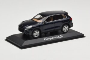 Porsche Cayenne 958 S Blue Metallic Minichamps 1:43 WAP0200060E Metal - imaginea 2 din 4