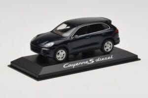 Porsche Cayenne 958 S Diesel Blue Metallic Minichamps 1:43 WAP0200080E Metal - imaginea 2 din 4