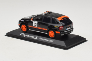 Porsche Cayenne S #12 Transsyberia 2007 Negru Portocaliu Minichamps 1:43 WAP02000918 Metal - imaginea 3 din 5
