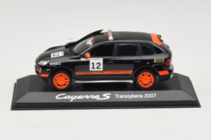 Porsche Cayenne S #12 Transsyberia 2007 Negru Portocaliu Minichamps 1:43 WAP02000918 Metal