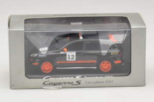 Porsche Cayenne S #12 Transsyberia 2007 Negru Portocaliu Minichamps 1:43 WAP02000918 Metal - imaginea 5 din 5
