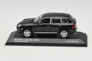 Porsche Cayenne 955 Turbo Black Metallic Minichamps 1:43 400061080 Metal