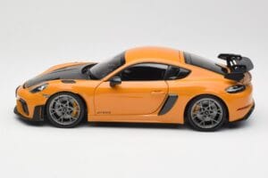 Porsche Cayman GT4 RS 982 Weissach Package Bahama Yellow Norev 1:18 187252 Metal - imaginea 4 din 8