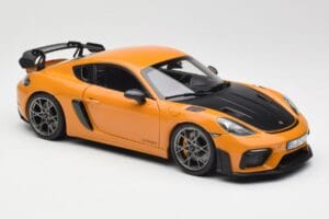 Porsche Cayman GT4 RS 982 Weissach Package Bahama Yellow Norev 1:18 187252 Metal - imaginea 6 din 8