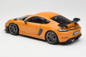 Porsche Cayman GT4 RS 982 Weissach Package Bahama Yellow Norev 1:18 187252 Metal - imaginea 7 din 8