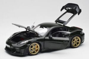 Porsche Cayman GT4 RS 982 Weissach Package Brewster Green Norev 1:18 187250 Metal - imaginea 2 din 8