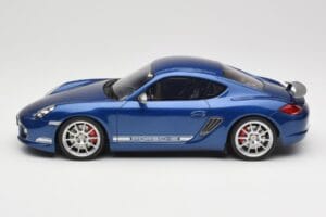 Porsche Cayman R 987.2 Aqua Blue Metallic GT Spirit 1:18 GT901 Rășină - imaginea 3 din 6
