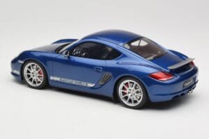 Porsche Cayman R 987.2 Aqua Blue Metallic GT Spirit 1:18 GT901 Rășină - imaginea 5 din 6