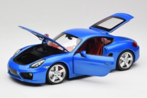 Porsche Cayman 981 S Aqua Albastru Metalizat Minichamps 1:18 110062221 Metal - imaginea 2 din 8