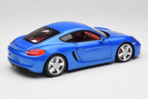 Porsche Cayman 981 S Aqua Albastru Metalizat Minichamps 1:18 110062221 Metal - imaginea 3 din 8
