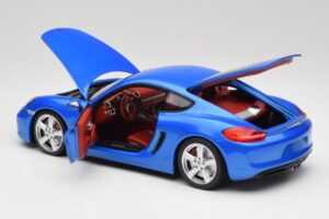Porsche Cayman 981 S Aqua Albastru Metalizat Minichamps 1:18 110062221 Metal - imaginea 5 din 8