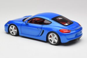 Porsche Cayman 981 S Aqua Albastru Metalizat Minichamps 1:18 110062221 Metal - imaginea 7 din 8