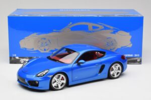 Porsche Cayman 981 S Aqua Albastru Metalizat Minichamps 1:18 110062221 Metal - imaginea 8 din 8